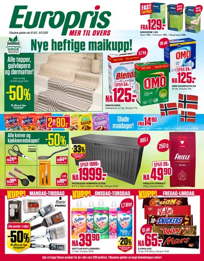 Europris kundeavis i uke 19 side 1