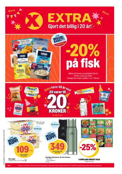 Coop Extra kundeavis gjeldende fra 05/01/26 - 11/01/26
