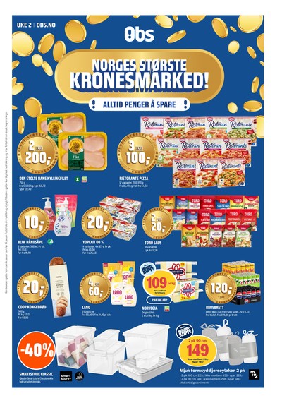 Coop Obs kundeavis gjeldende fra 05/01/26 - 11/01/26