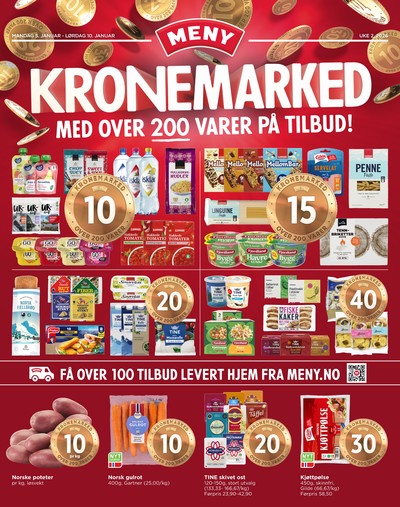 Meny kundeavis gjeldende fra 05/01/26 - 10/01/26