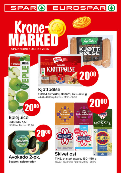Spar - Eurospar kundeavis gjeldende fra 05/01/26 - 11/01/26