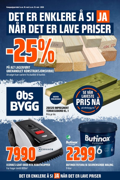 Coop Obs Bygg kundeavis i uke 20 side 1