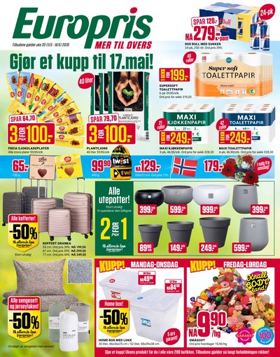 Europris kundeavis i uke 20 side 1