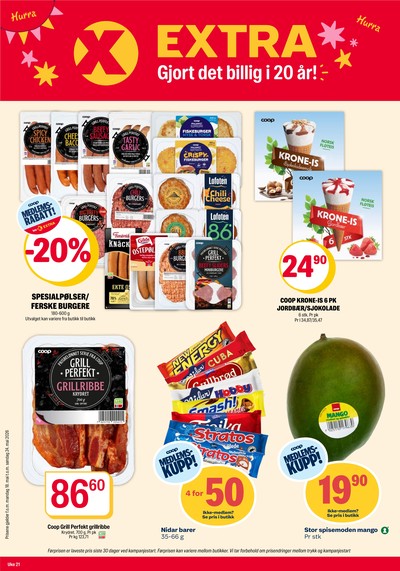 Coop Extra kundeavis i uke 21 side 1