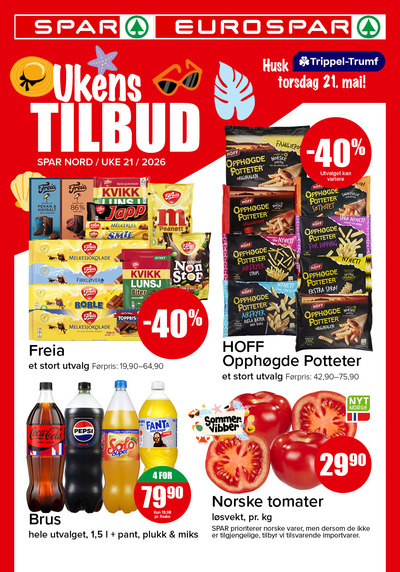 Spar - Eurospar kundeavis gjeldende fra 18/05/26 - 24/05/26