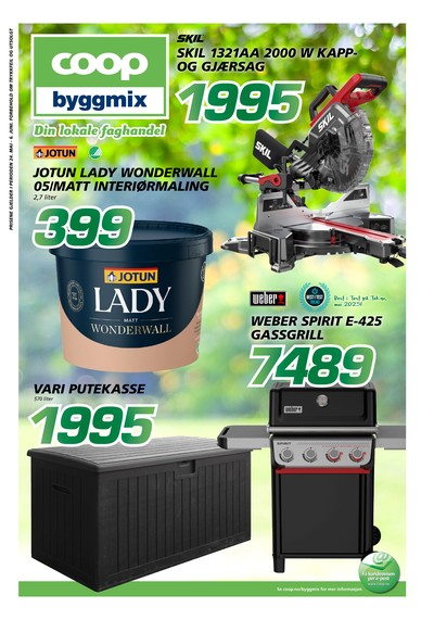 Coop Byggmix kundeavis i uke 21 side 1