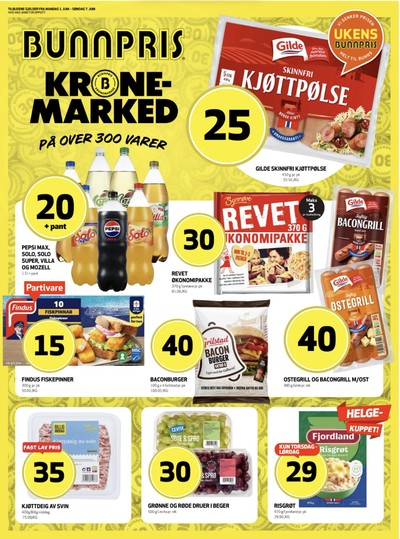 Bunnpris kundeavis i uke 23 side 1