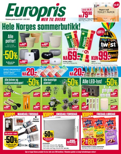 Europris kundeavis i uke 24 side 1