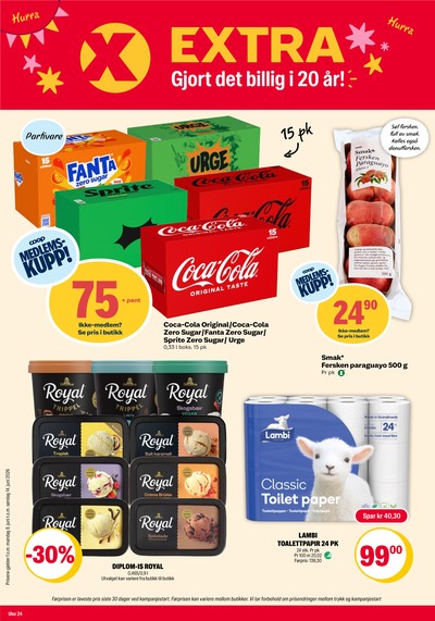 Coop Extra kundeavis i uke 24 side 1