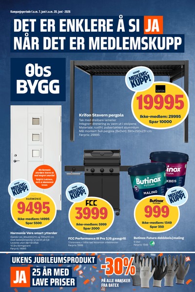 Coop Obs Bygg kundeavis i uke 24 side 1