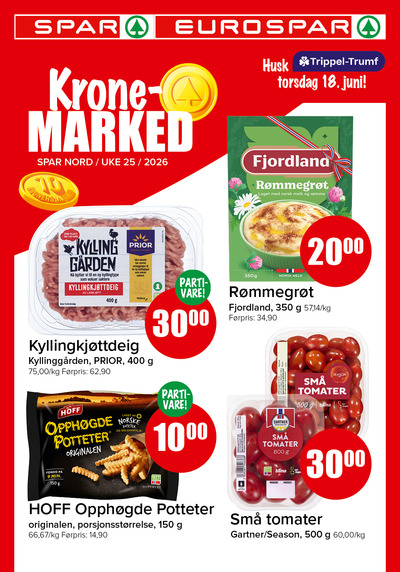 Spar - Eurospar kundeavis i uke 25 side 1