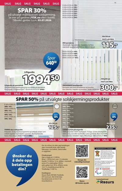 JYSK kundeavis i uke 25 side 16