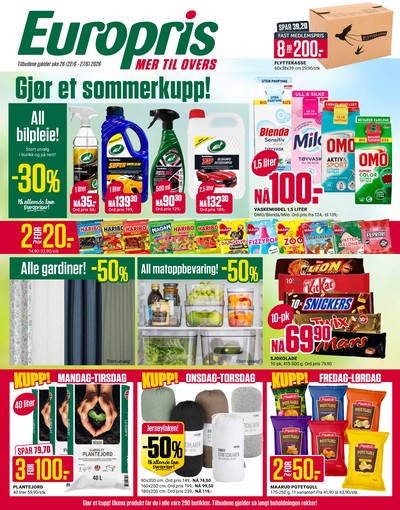 Europris kundeavis i uke 26 side 1