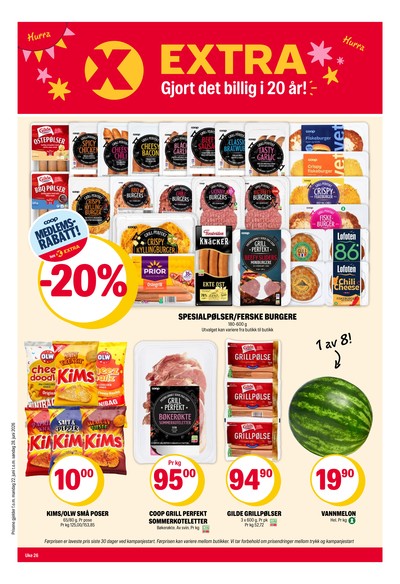 Coop Extra kundeavis i uke 26 side 1