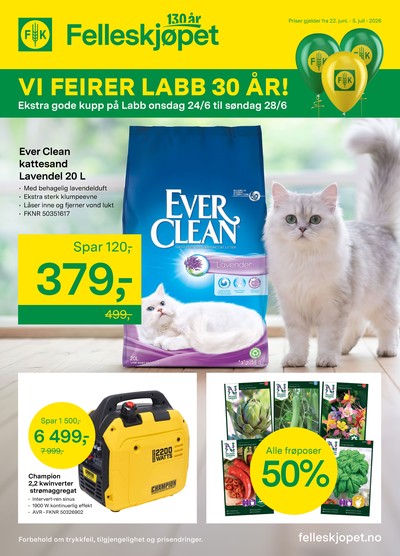 Felleskjøpet kundeavis i uke 26 side 1
