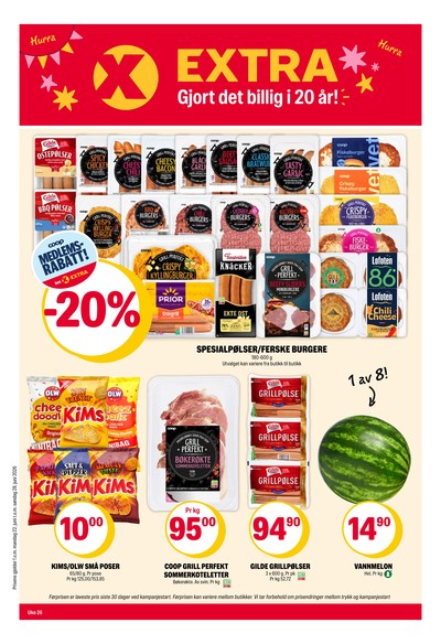 Coop Extra kundeavis i uke 26 side 1
