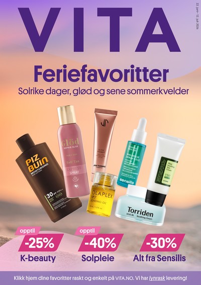 Vita kundeavis gjeldende fra 22/06/26 - 12/07/26