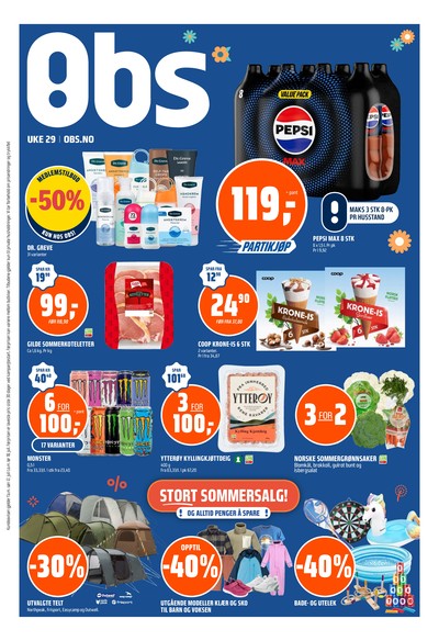 Coop Obs kundeavis gjeldende fra 12/07/26 - 18/07/26