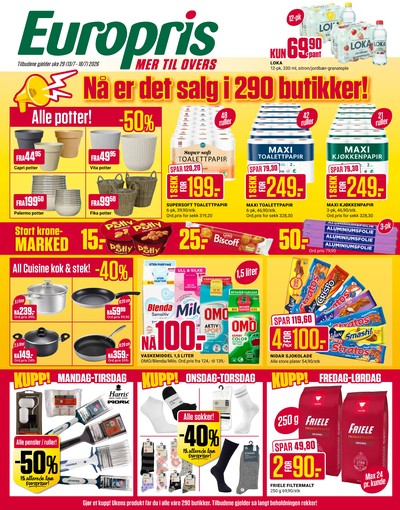 Europris kundeavis i uke 29 side 1