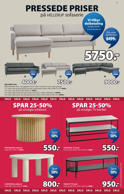 JYSK kundeavis i uke 3 side 18