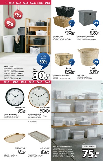 JYSK kundeavis i uke 3 side 23