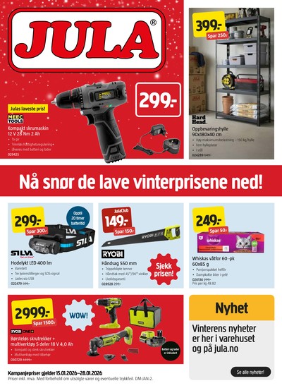 Jula kundeavis i uke 3 side 1