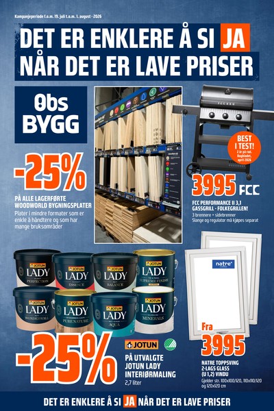 Coop Obs Bygg kundeavis i uke 30 side 1