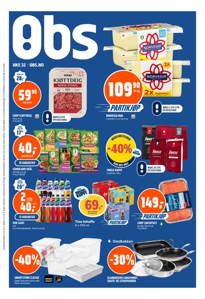 Coop Obs kundeavis i uke 32 side 1