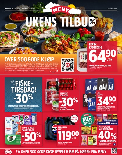 Meny kundeavis i uke 32 side 1