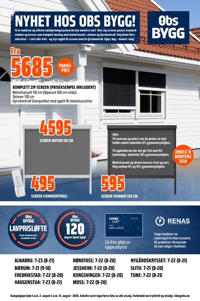 Coop Obs Bygg kundeavis i uke 32 side 31