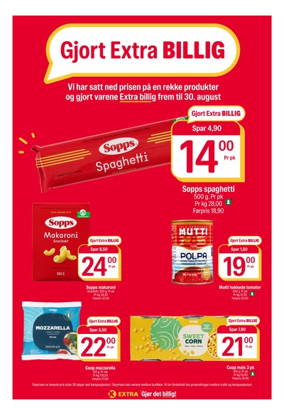 Coop Extra kundeavis i uke 33 side 14