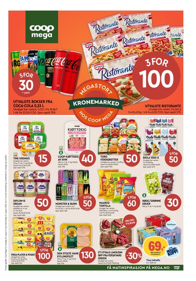 Coop Mega kundeavis i uke 33 side 1