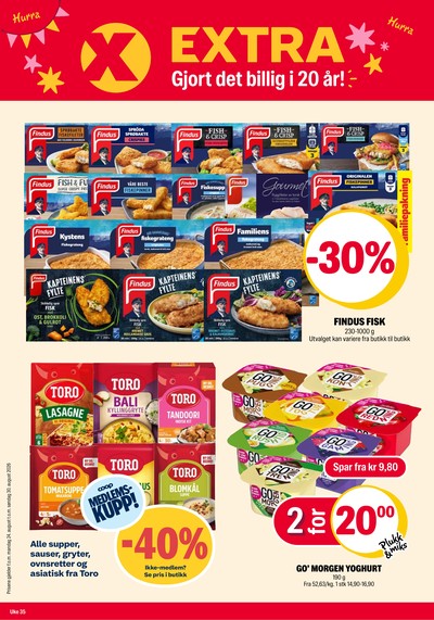 Coop Extra kundeavis i uke 35 side 1