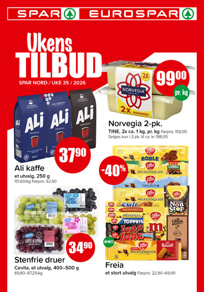 Spar - Eurospar kundeavis i uke 35 side 1
