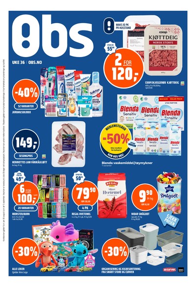 Coop Obs kundeavis i uke 35 side 1