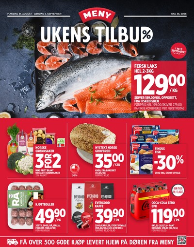 Meny kundeavis i uke 36 side 1