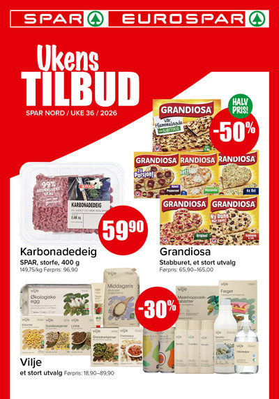 Spar - Eurospar kundeavis i uke 36 side 1