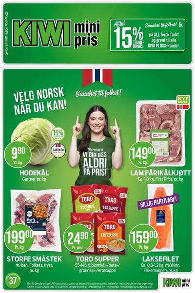 Kiwi kundeavis i uke 37 side 1