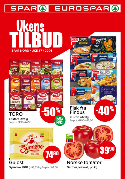 Spar - Eurospar kundeavis i uke 37 side 1