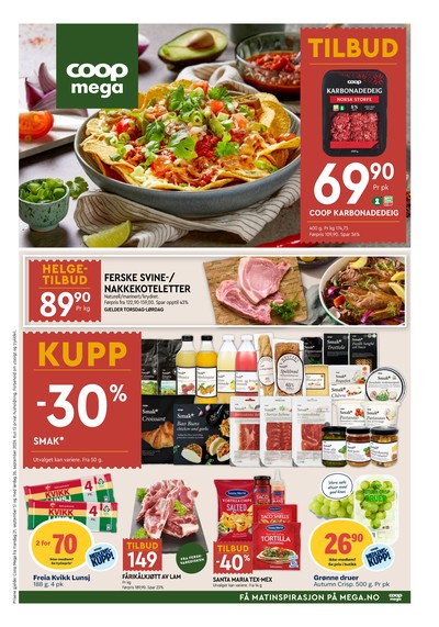 Coop Mega kundeavis i uke 39 side 1