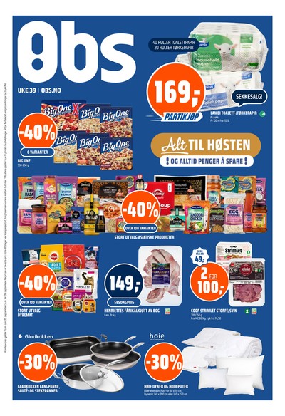 Coop Obs kundeavis i uke 39 side 1