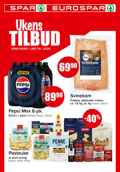 Spar - Eurospar kundeavis i uke 39 side 1