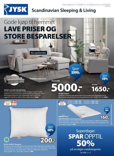 JYSK kundeavis i uke 39 side 2