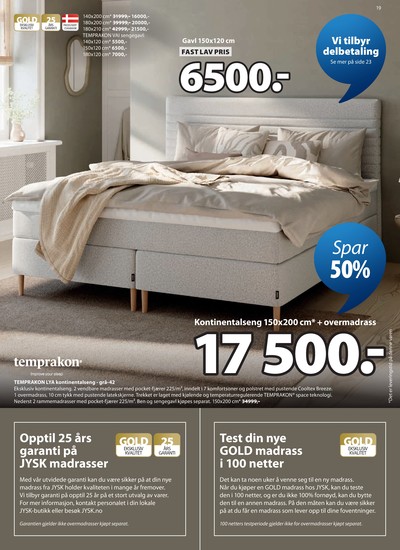 JYSK kundeavis i uke 39 side 20