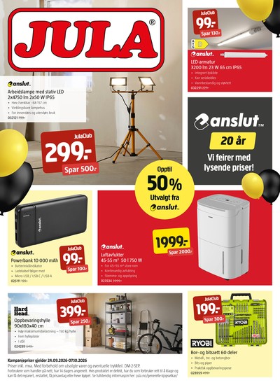 Jula kundeavis i uke 40 side 1
