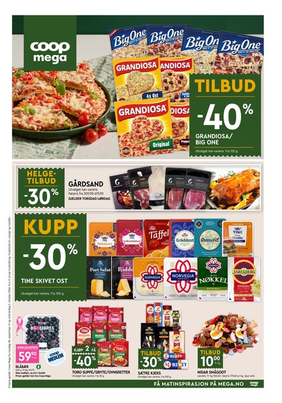 Coop Mega kundeavis i uke 40 side 1