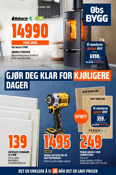 Coop Obs Bygg kundeavis i uke 40 side 1