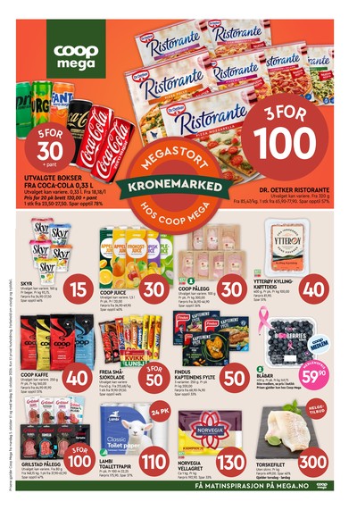 Coop Mega kundeavis i uke 41 side 1