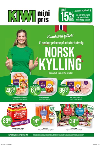 Kiwi kundeavis i uke 41 side 1