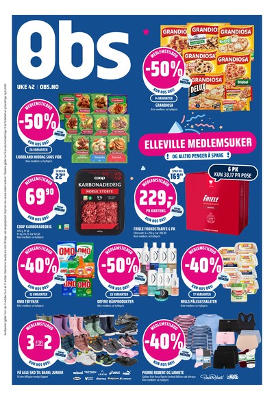 Coop Obs kundeavis i uke 42 side 1